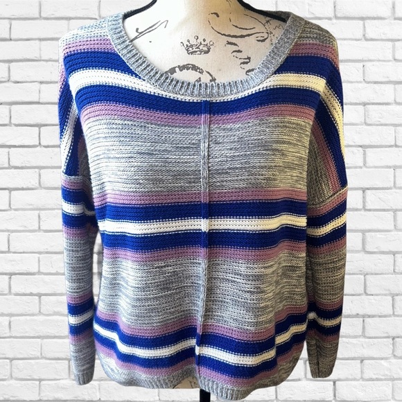 Free People Sweaters - Free For All Multicolor Striped Sweater
